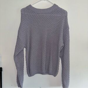 Universal Thread Purple Knit Crew Neck Sweater